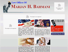 Tablet Screenshot of marjanbahmani.com